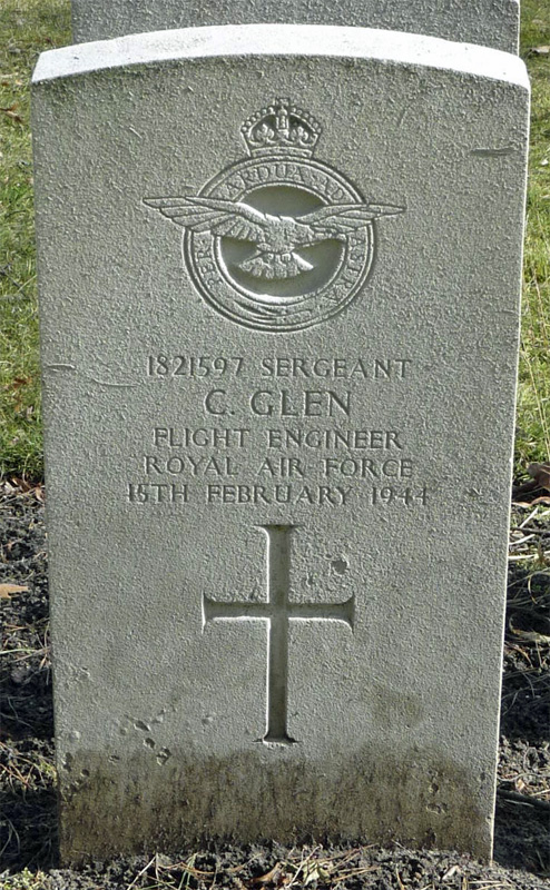 Sgt Cecil Glen<br/><br /><br />died February 15th, 1944